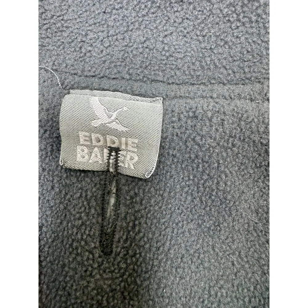Eddie Bauer Gray White Geometric Pattern XL Dog Sweater 11X18 Cozy Cabin Core